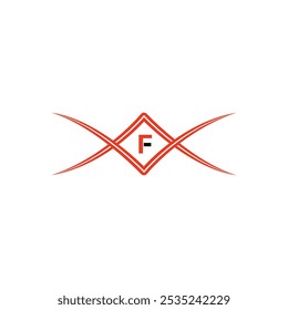 Letter F Logotype Icon Design Template.