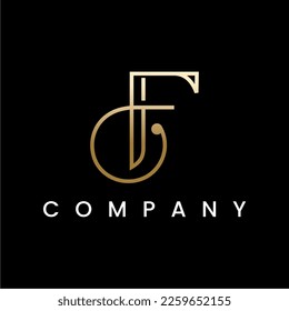 Letter F Luxury Line Logo Design