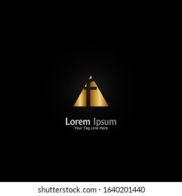 "letter F". Minimalist, simple,digital and modern logo design.