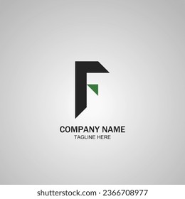 Letter F modern logo design template elements