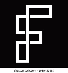 Letter F Monogram Logo Design