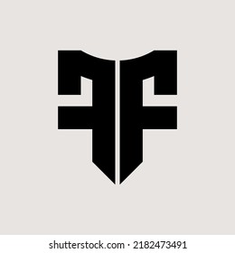 Letter F monogram logo. Perfect to fashion, sports, etc.