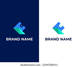 Letter f payment logo design, Credit card, crypto wallet, fast online payment