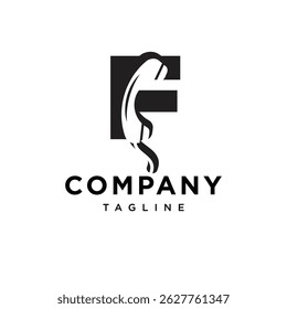 Letter F Phone logo Icon Vector