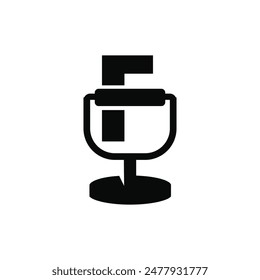 Letter F Podcast mic logo icon vector template.eps