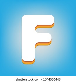 Letter F Sign Design Template Element Stock Vector (Royalty Free ...