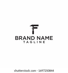 letter F simple logo design