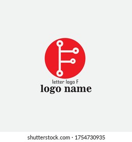 Brief mit einfachem Logo, elektronisches Vektordesign
