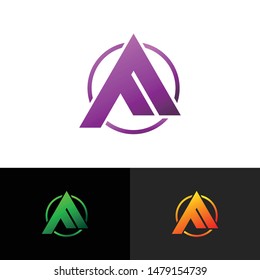 Letter F simple logo icon design vector