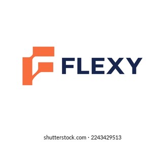 Letter F Simple Monogram Logo