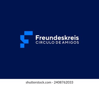 Letter F Simple Monogram Logo