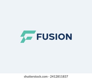 Letter F Simple Monogram Logo