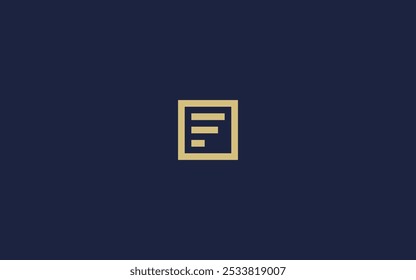 letter f square logo icon design vector design template inspiration