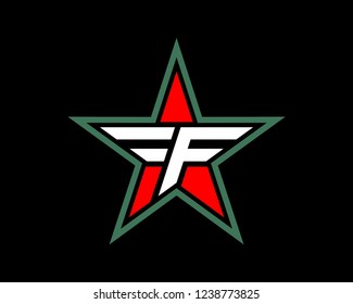 letter F with star logo