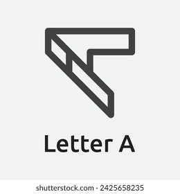 Letter F symbol font and word. Typography, read, writer, art line. v letter