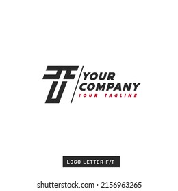 Letter F And T Logo Template Design Vector Illustration Design Editable 