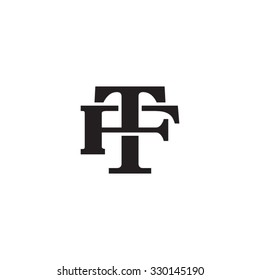 letter F and T monogram logo