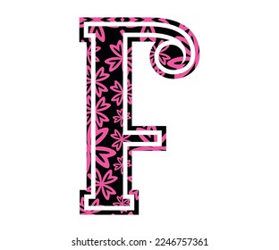 Letter F, Valentine Alphabet Monogram
Sublimation vector design file, for mug, t-shirt, vase, pillow case. etc