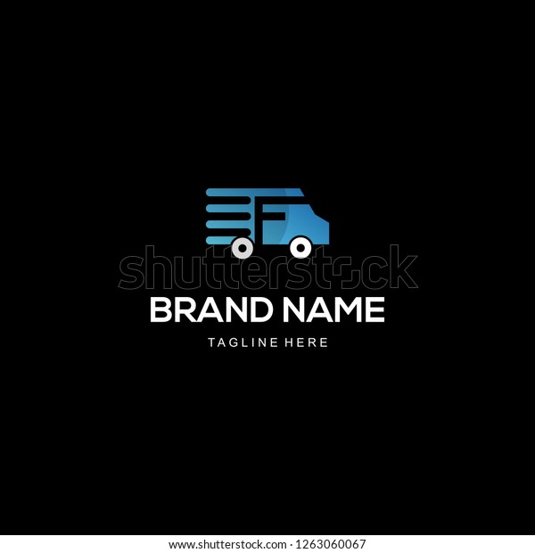 Letter F Van\
Car Creative Abstract Business\
Logo
