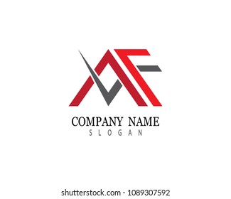 A letter with F letter vector icon
