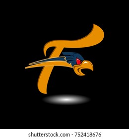 letter F vector illustration