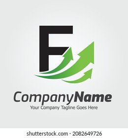 Letter F vector logo template, Colorful Letter F logo, Business logo, Marketing company, business advisory 