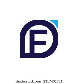 Letter F vector logo template, Colorful Letter F logo, Financial Company Logo, Financial Institute Advisors Logo Design Template Vector Icon