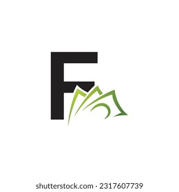 Letter F vector logo template, Colorful Letter F logo, Financial Company Logo, Financial Institute Advisors Logo Design Template Vector Icon