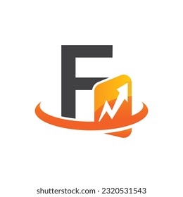 
Plantilla para el logotipo del vector de la letra F, logotipo de la letra colorida F, logotipo de la empresa financiera, icono de la plantilla de diseño de los asesores del Instituto Financiero
