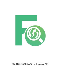 Letter F vector logo template, Colorful Letter F logo, Financial Company Logo, Financial Institute Advisors Logo Design Template Vector Icon