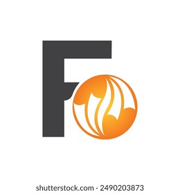 Buchstaben-F-Vektorgrafik-Logo-Vorlage, farbiges Buchstaben-F-Logo, Finanzunternehmen-Logo, Finanzinstitut-Berater-Logo Design-Vorlage-Vektorgrafik-Symbol