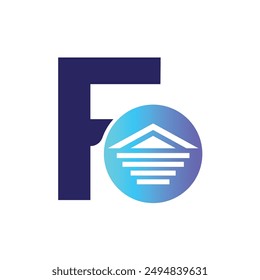 
Letter F vector logo template, Colorful Letter F logo, Real Estate, Building and Construction Logo Design Template Vector Icon
