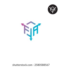 Letter FA FJA Axis Logo Design