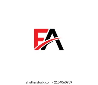 298 Fa Logo. Vector Graphic Branding Letter Element. White Background ...