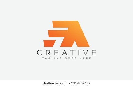 Letter FA Logo Design Vorlage Vektorgrafik.