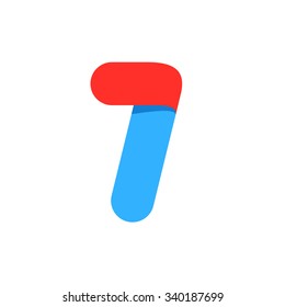 I letter with fast speed line. Design template elements for your application or corporate identity.