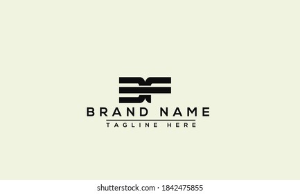 Letter FB, BF-Symbol-Design-Vorlagenelemente 