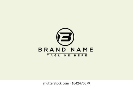 Letra FB, elementos de plantilla de diseño de iconos de logotipo BF 