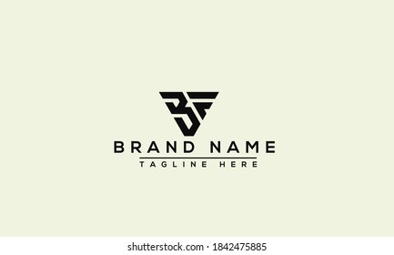Letter FB, BF-Symbol-Design-Vorlagenelemente 