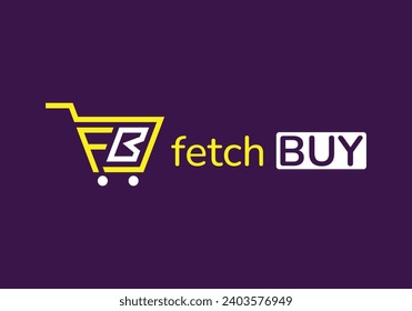 Letter FB Logo  Design  Online Shopping Logo Template