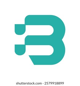 Letter FB logo design vector