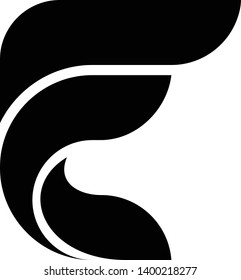 TECNOLOGÍA DE LOGOTIPO DE CARTA ABSTRACTA