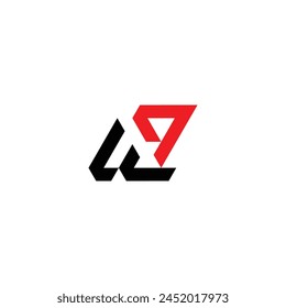 Letter FD logo design vector. initial FD design vector template