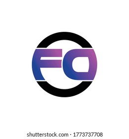 Letter fd logo icon design vector. monogram logo vector illustration
