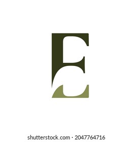 Letter FE, EF, F, E Logo Identity. Initials EF Simple and Luxury Logo for Brand Identity