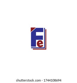 Letter FE New Logo Vector