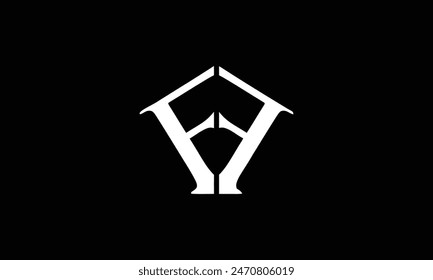 letter FF abstract logo vector design