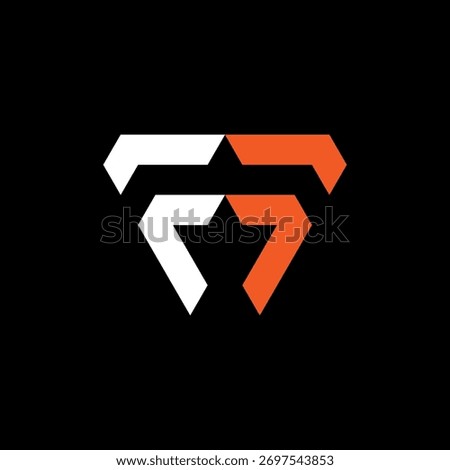 Letter FF creative masculine logo