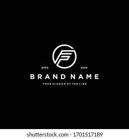 Letter Ff Logo Design Vector Template Stock Vector (Royalty Free ...