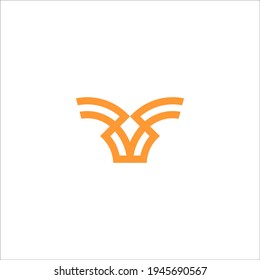 letter FF logo design vector sign